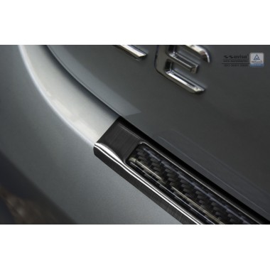 Накладка на задний бампер (карбон) Mercedes GLE (2015-) бренд – Avisa главное фото